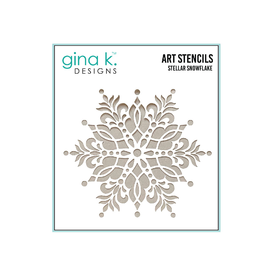 Gina K Designs - Folk Art Snowflakes - Stamp Set and Die Set Bundle – Fancy  Paper Company