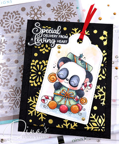 STAMPS- Special Delivery Pandas – Gina K Designs, LLC