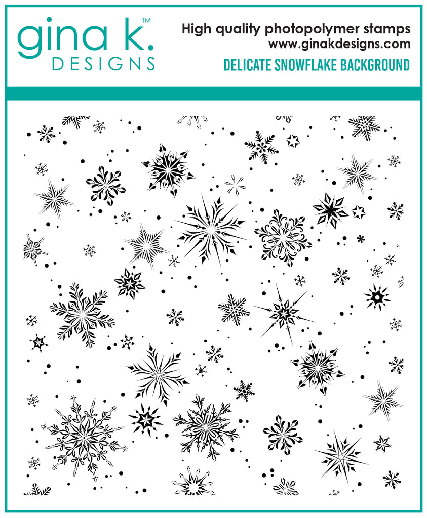 STENCIL- Stellar Snowflake – Gina K Designs, LLC