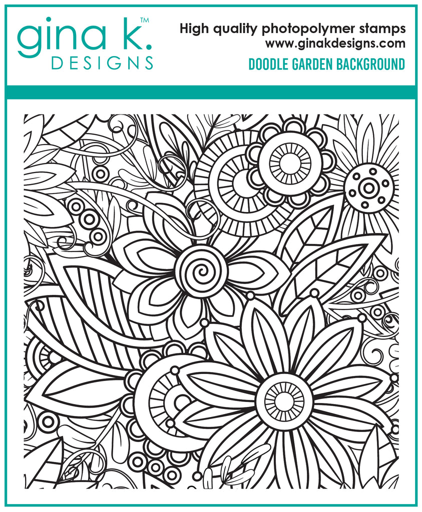Gina K Designs - Stencils - Flower Garden in 2023