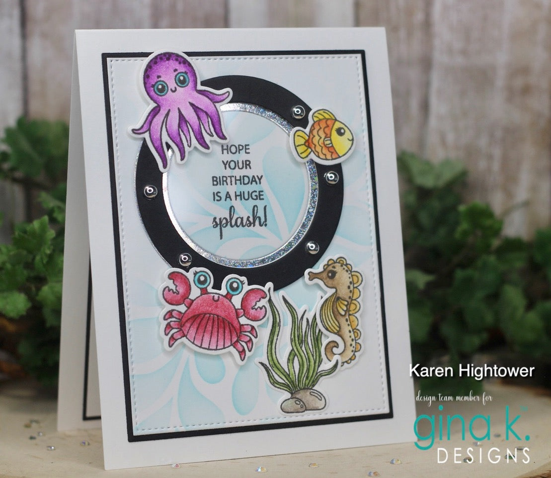 STAMPS Just Keep Swimming Gina K Designs LLC stamps-just-keep-swimming-gina-k-designs-llc