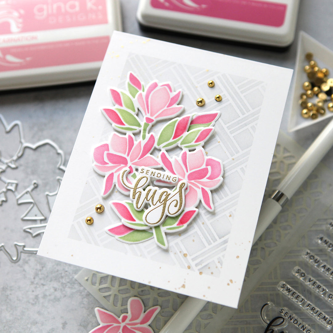 STENCIL- Fancy Florals Layering Stencils – Gina K Designs, LLC