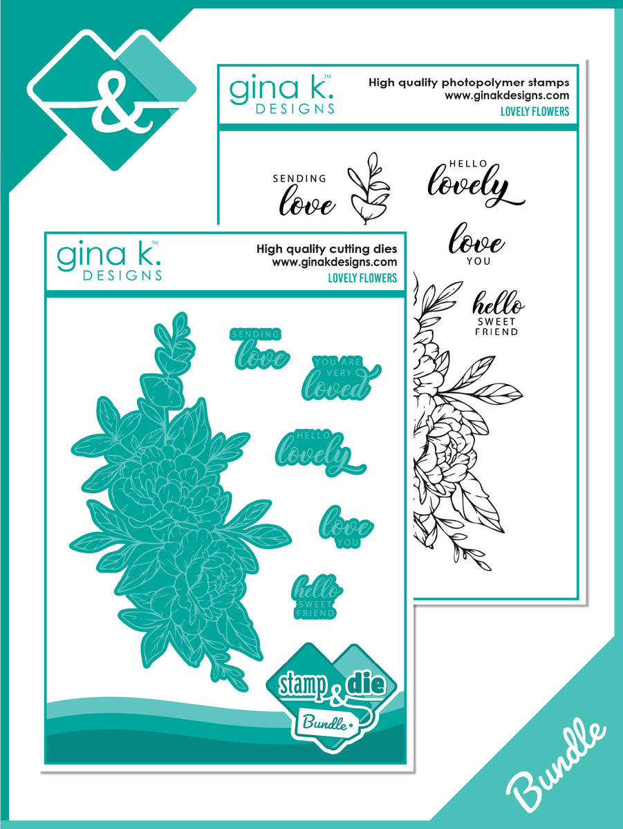 BUNDLE- Lovely Flowers – Gina K Designs, LLC