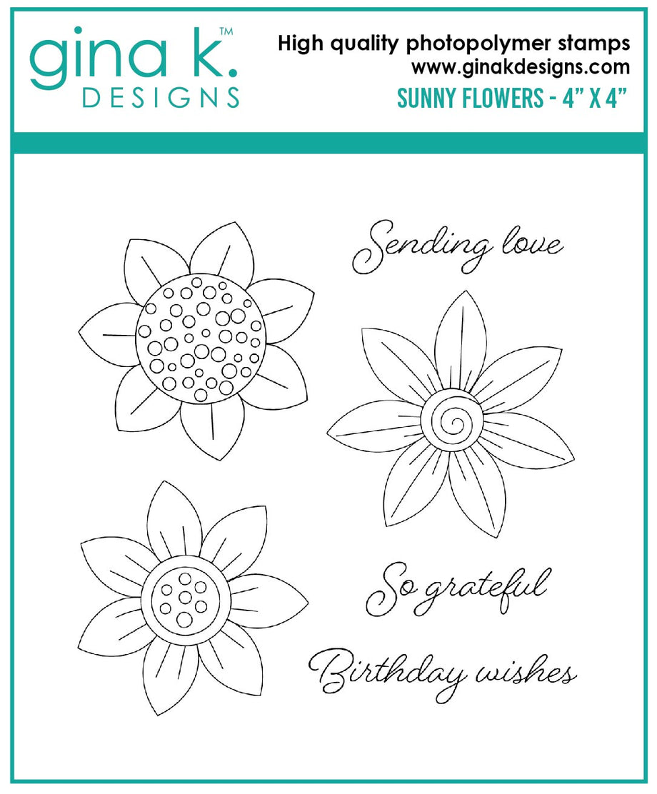 STAMPS- Filled With Sunshine – Gina K Designs, LLC