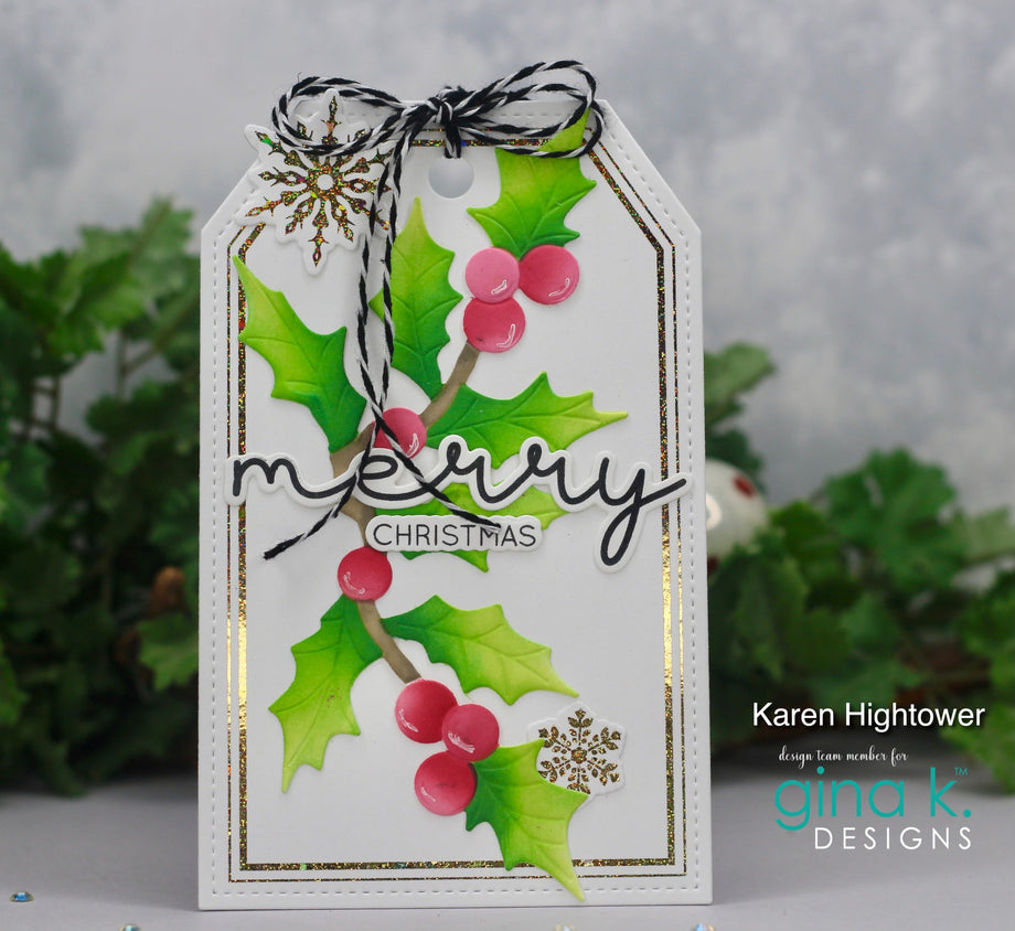 POLY-GLAZE Foiling Sheets- Tag Trio – Gina K Designs, LLC