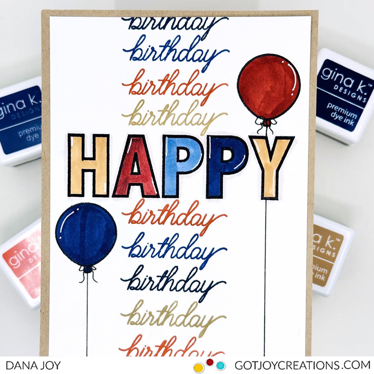 HAPPY BIRTHDAY - VINTOLOGIC HAMPTON ARTS STAMP AND STENCIL – Scrapbook  Outlet - Gina Marie Designs