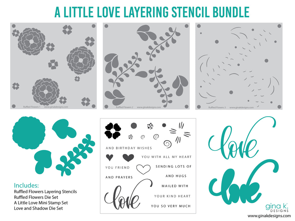 A Little Love Layering Stencil Bundle Graphic-01