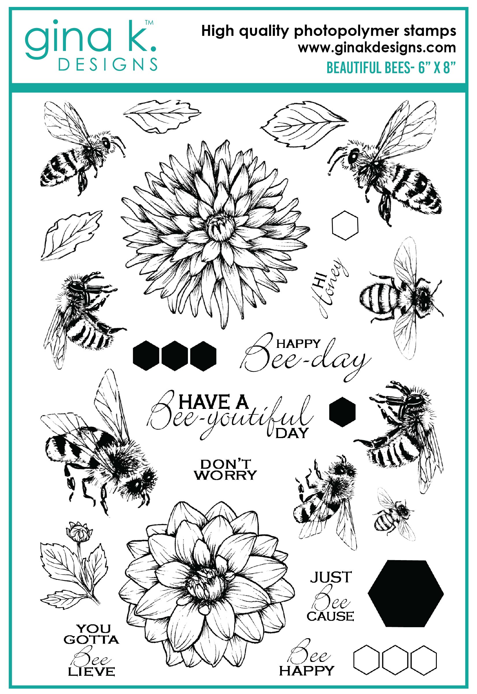 STAMPS- Beautiful Bees