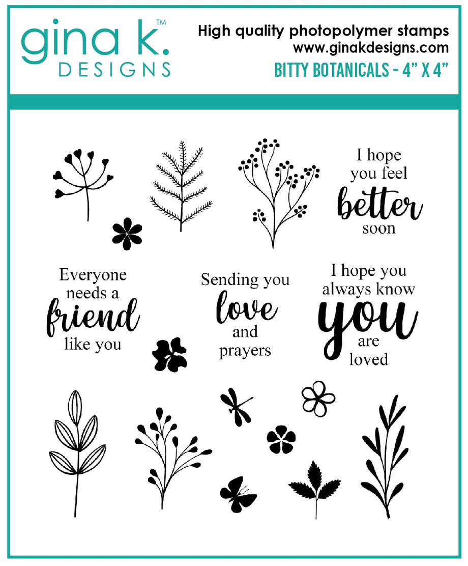 Gina K Designs Stamp Set mini Blossoms 