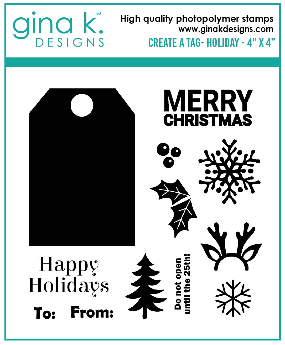 STAMPS- Christmas Greenery – Gina K Designs, LLC