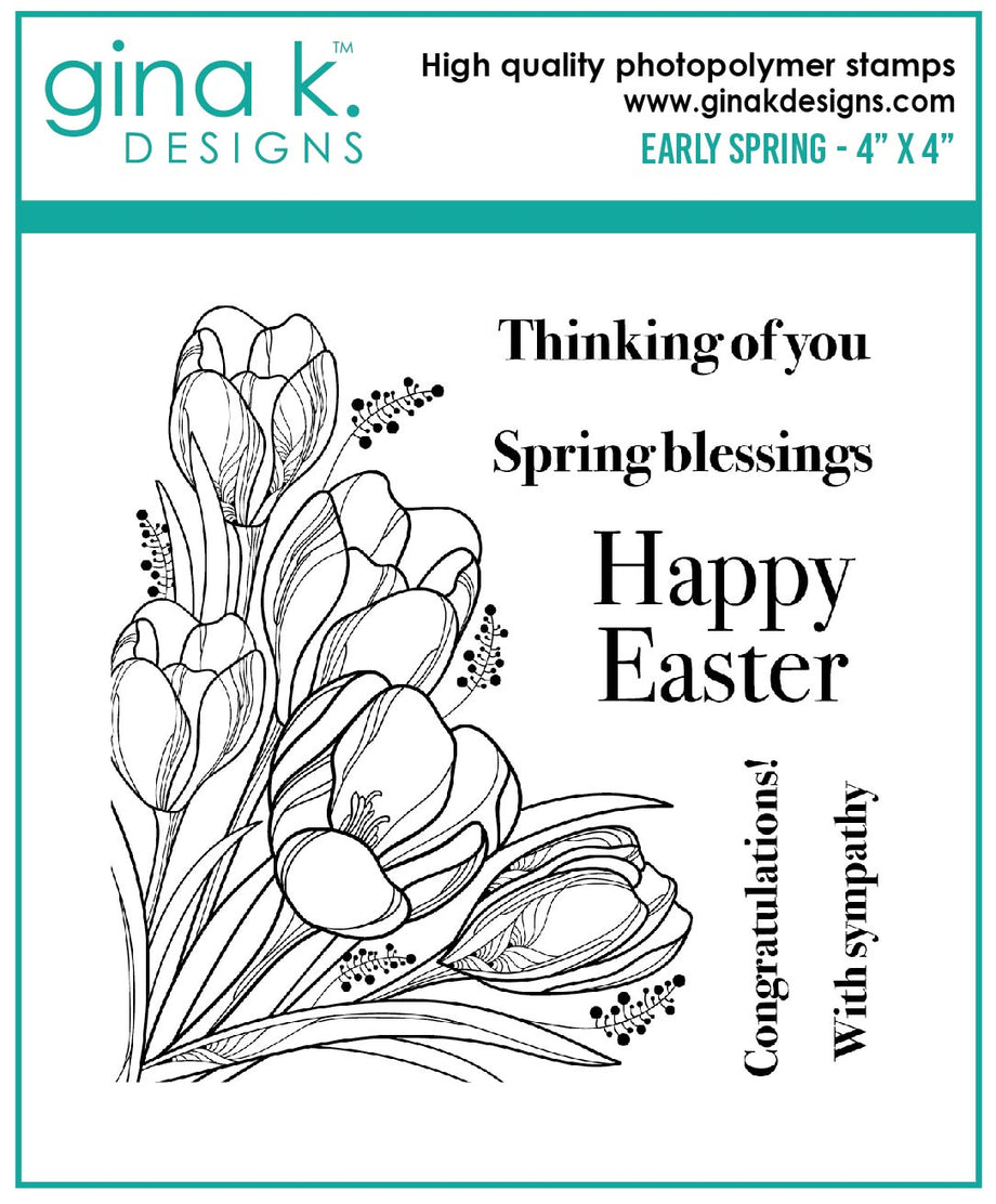 STAMPS- Early Spring MINI – Gina K Designs, LLC