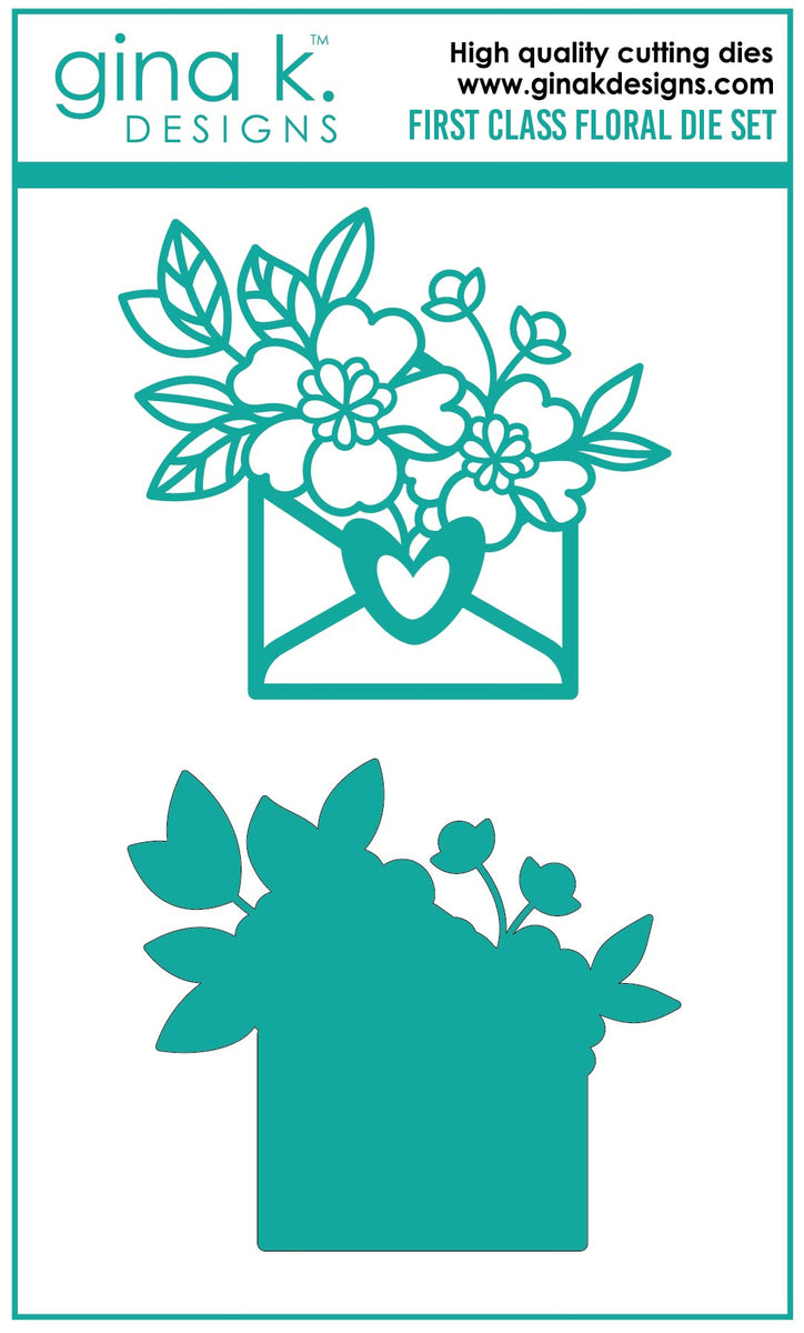 DIE- First Class Floral – Gina K Designs, LLC