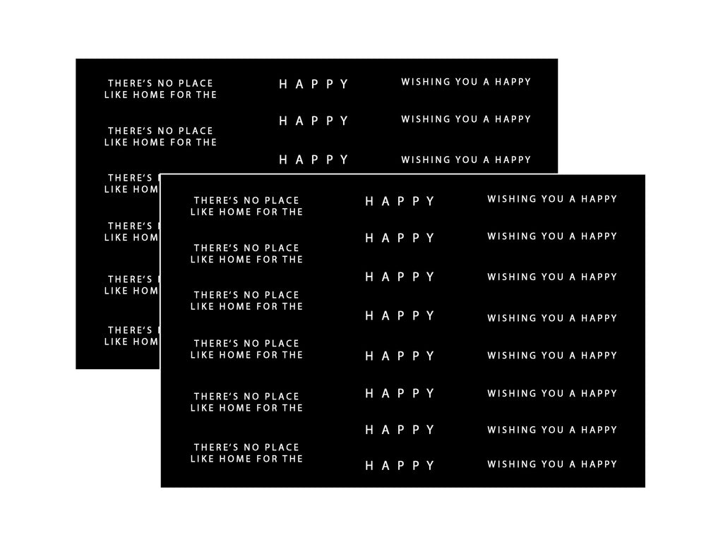 Happy Holidays Sentiment Strips- 2 pack-01