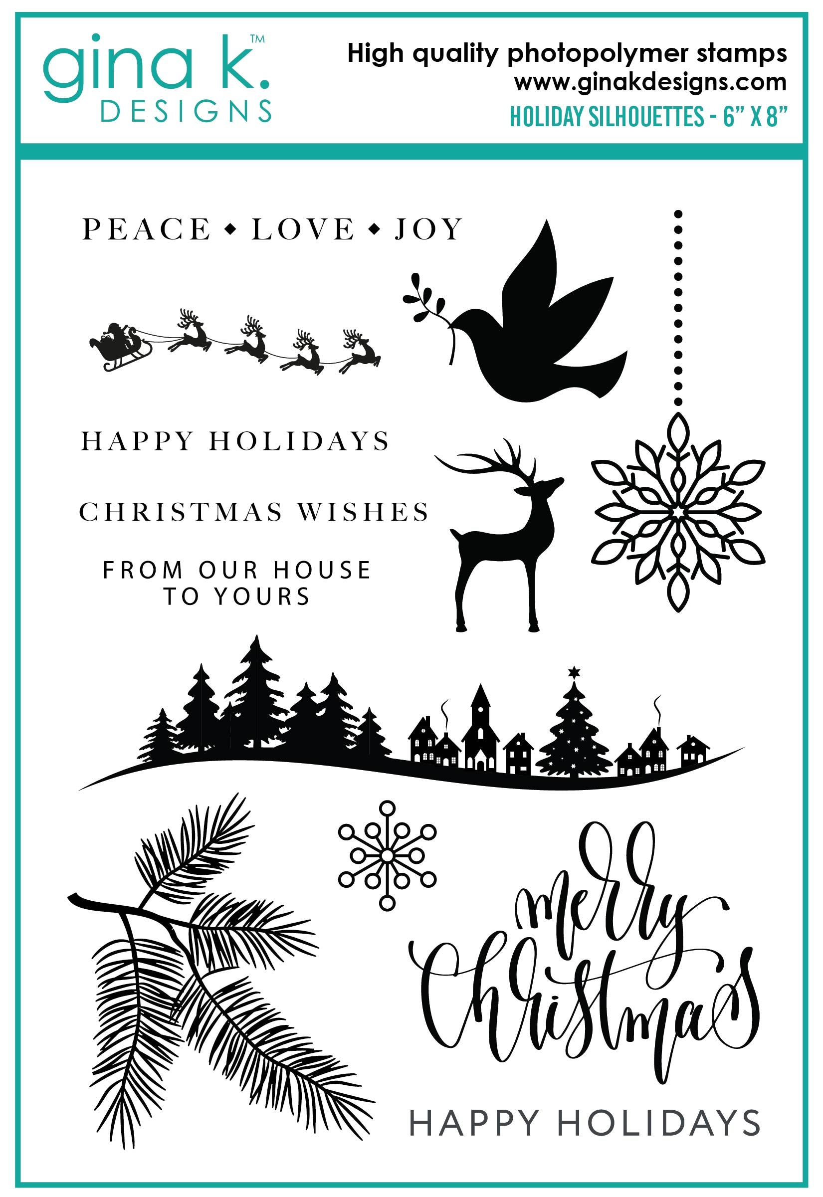 STAMPS- Holiday Silhouettes