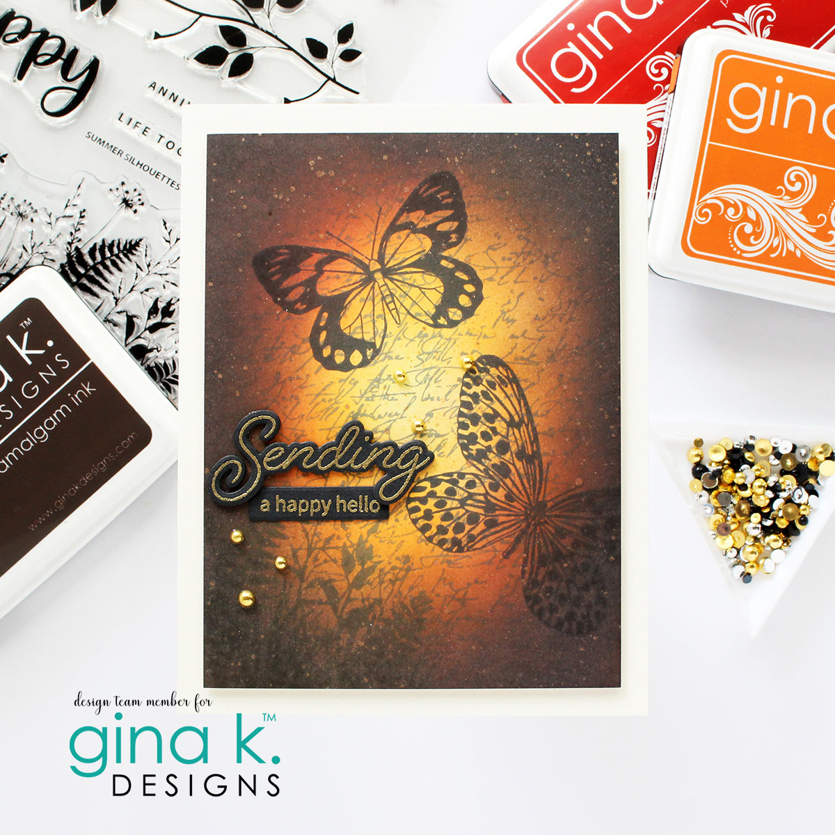 Gina K. Designs Stamp Set: Wealth Of Wishes Mini