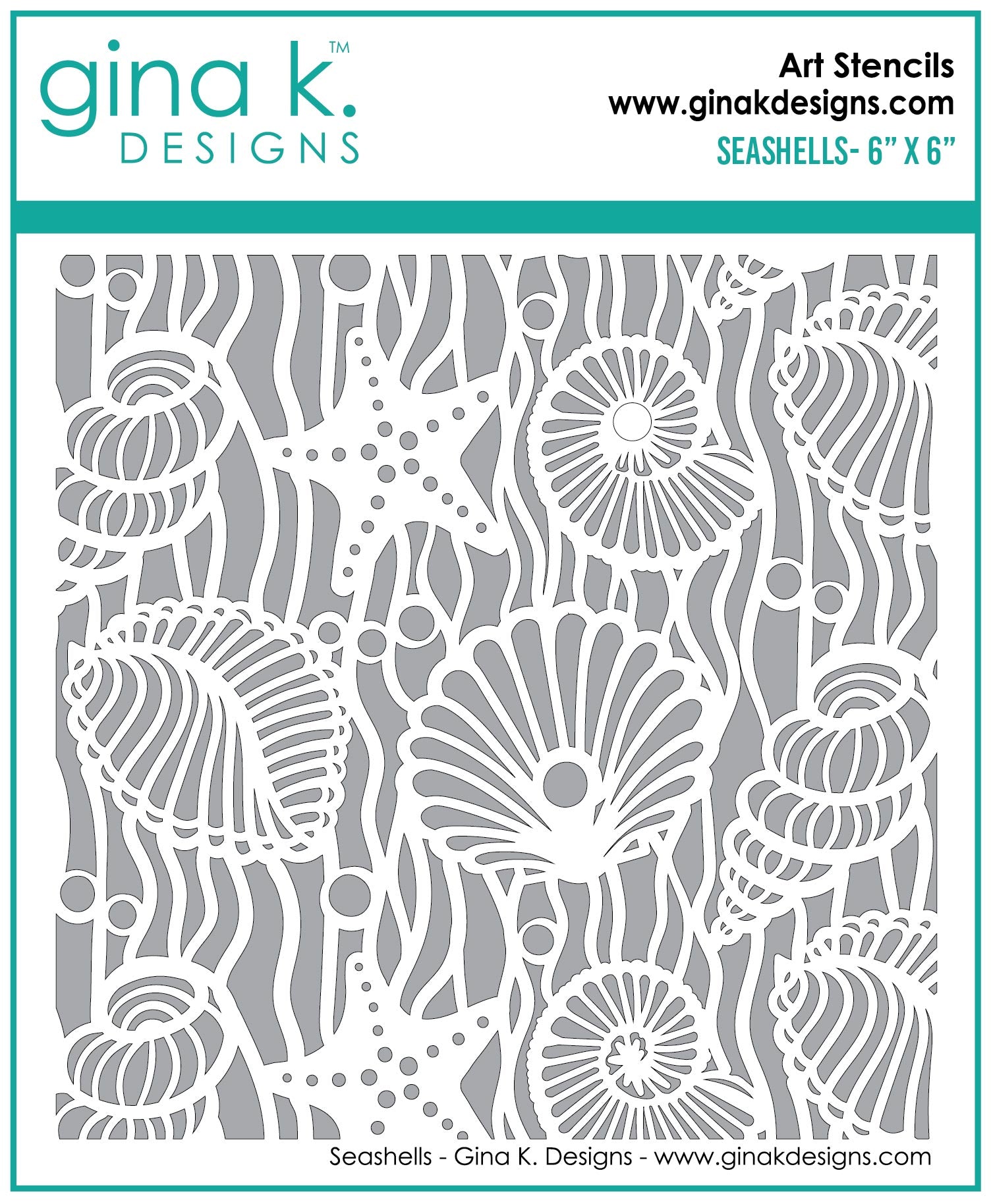 Sea Shell Pattern Making Seashell Stencil Patterns