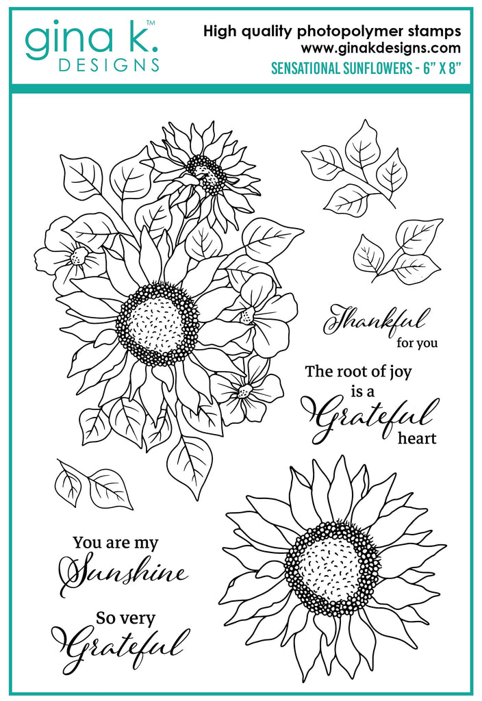 Sensational Sunflowers Stamp for web-01