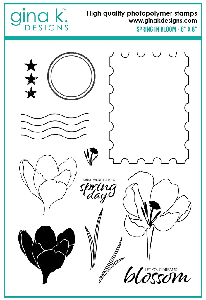 Spring in Bloom Stamp Set-01