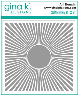 STENCIL- Sunshine – Gina K Designs, LLC