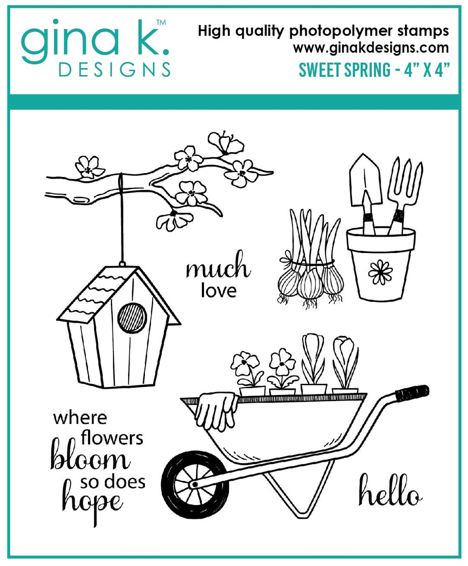 STAMPS- Sweet Spring MINI – Gina K Designs, LLC