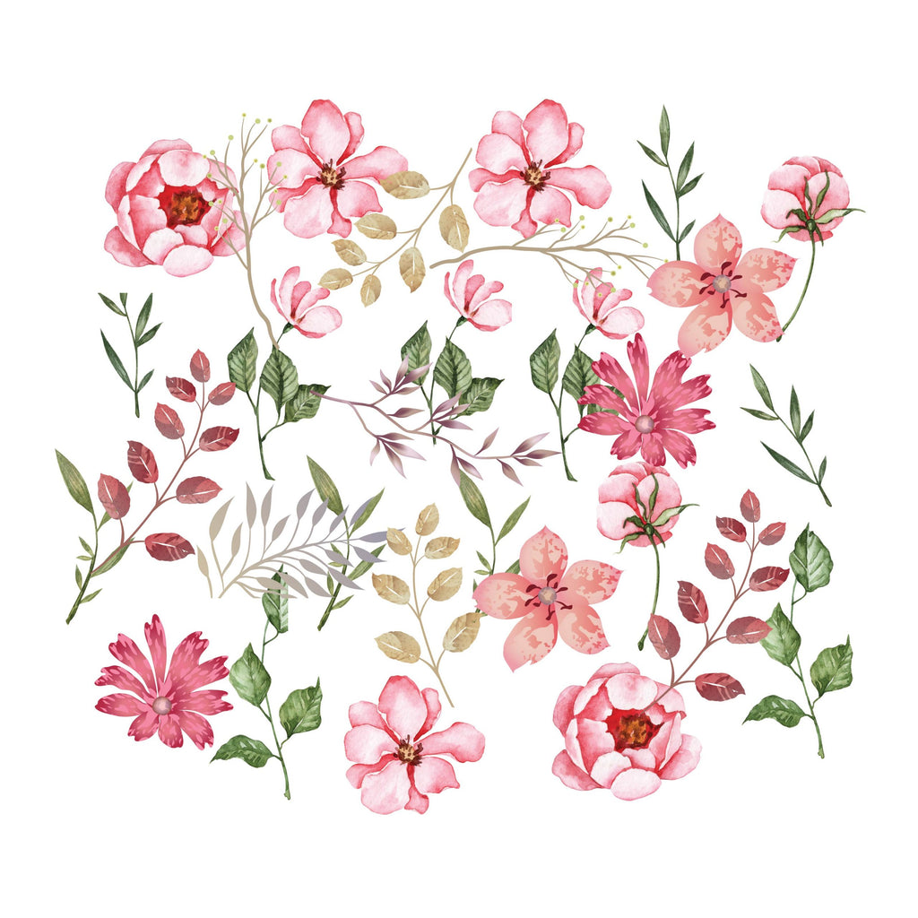 Watercolor Floral Ephemera Pack-01