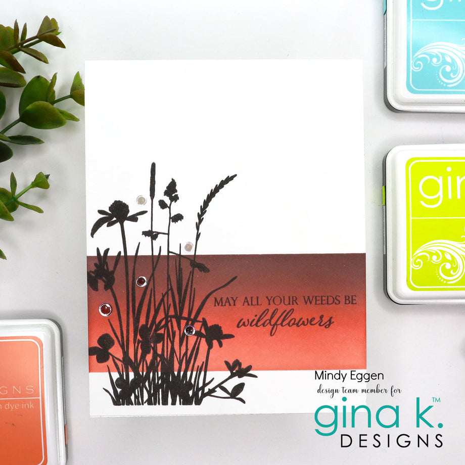 Gina K. Designs StampnStencil Die Set, Autumn Wishes