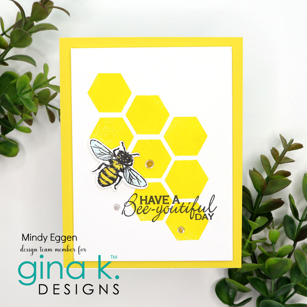 Gina K Designs BEAUTIFUL BEES Clear Stamps 6903