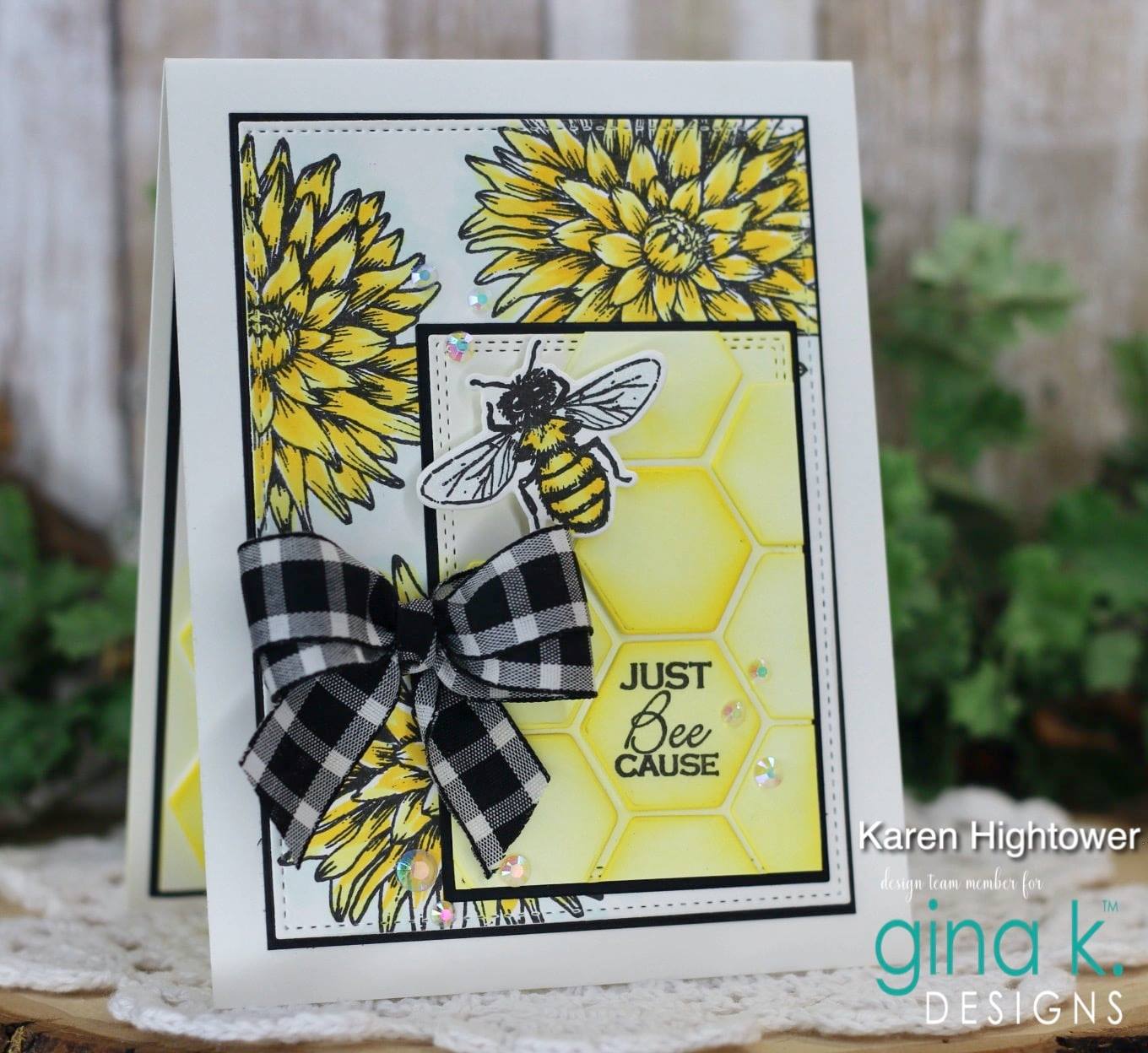 Gina K Designs BEAUTIFUL BEES Clear Stamps 6903