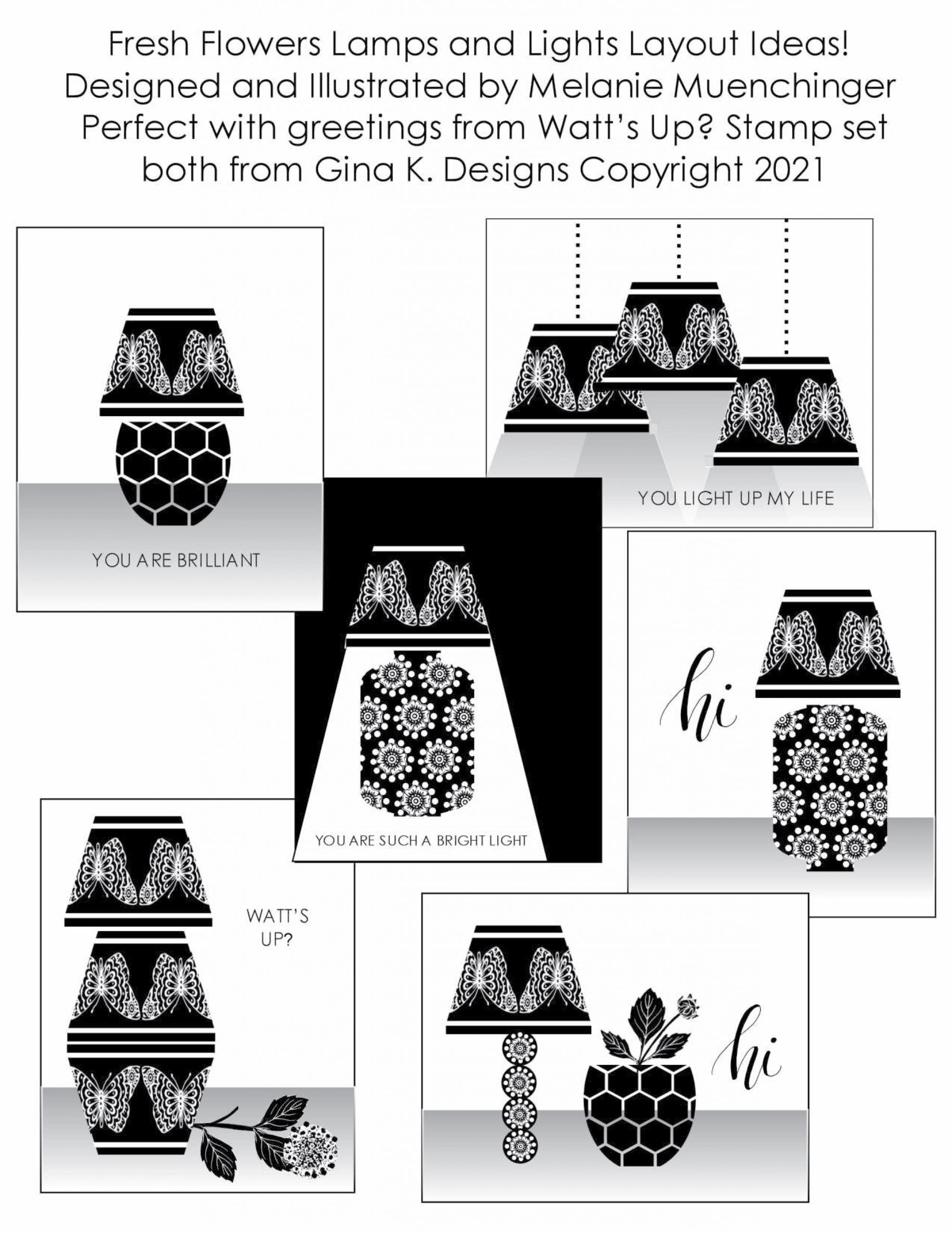 STAMPS- Bold Flowers – Gina K Designs, LLC
