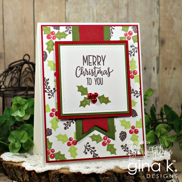 STAMPS- Christmas Greenery – Gina K Designs, LLC