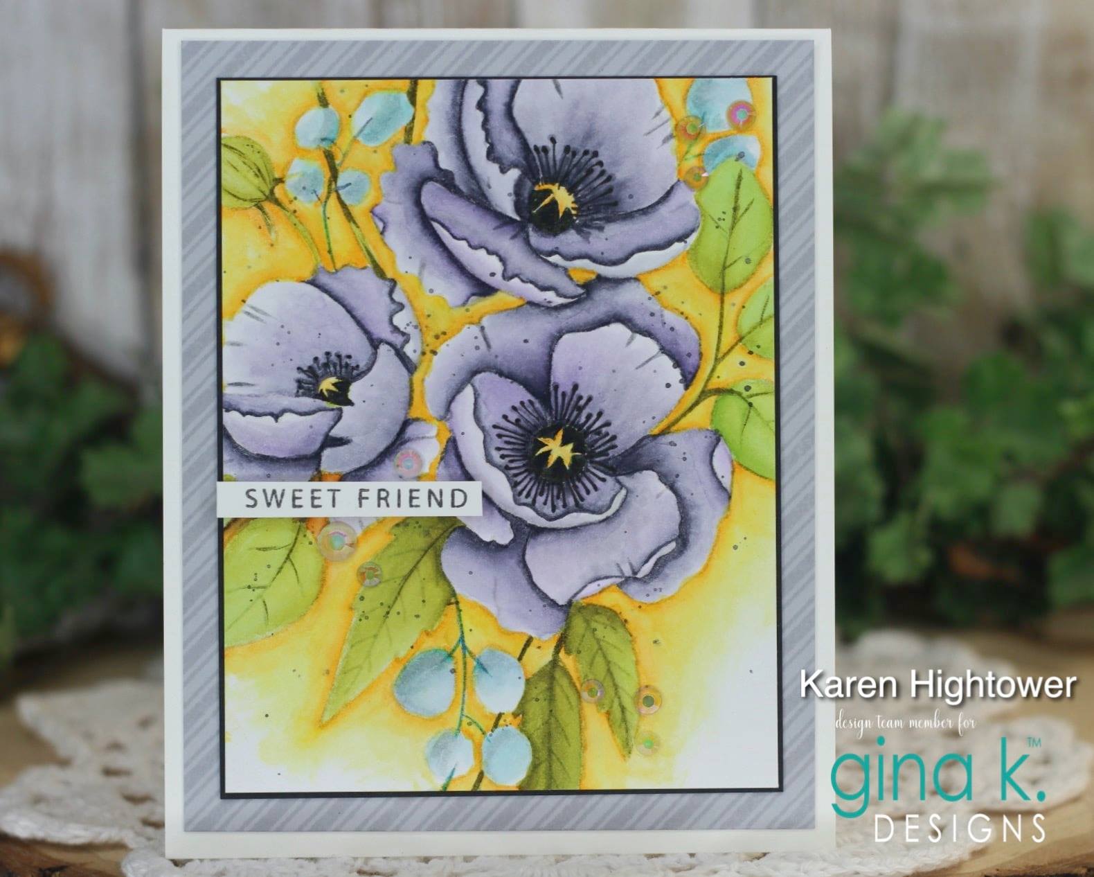 Gina K Designs Timeless Beauty Clear Stamps And Matching Dies