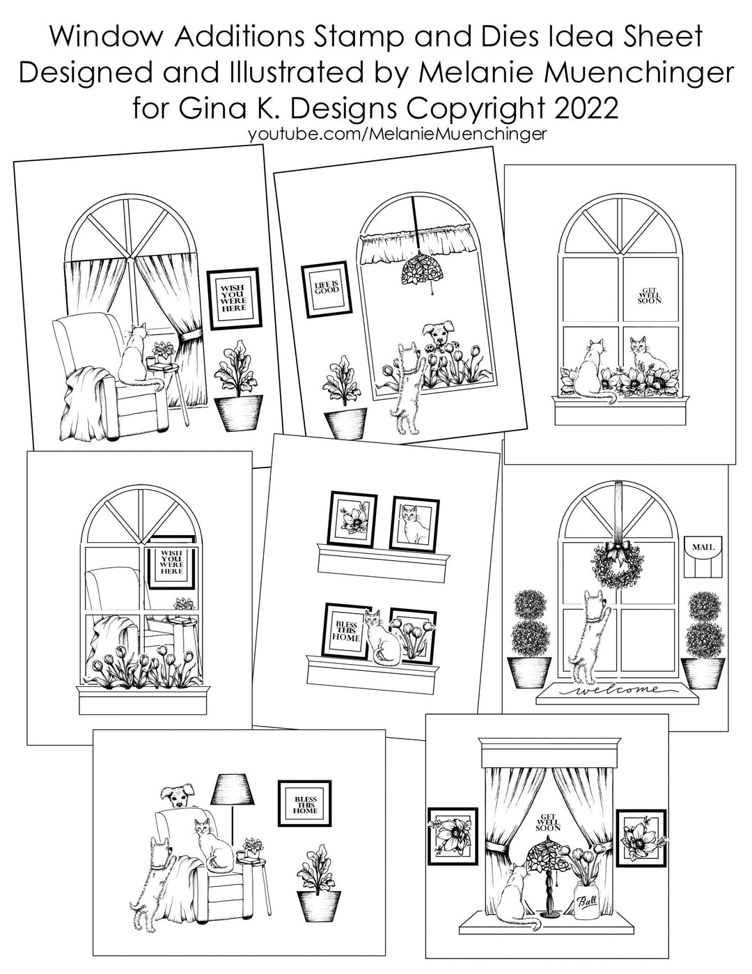 STAMPS- Window Additions – Gina K Designs, LLC