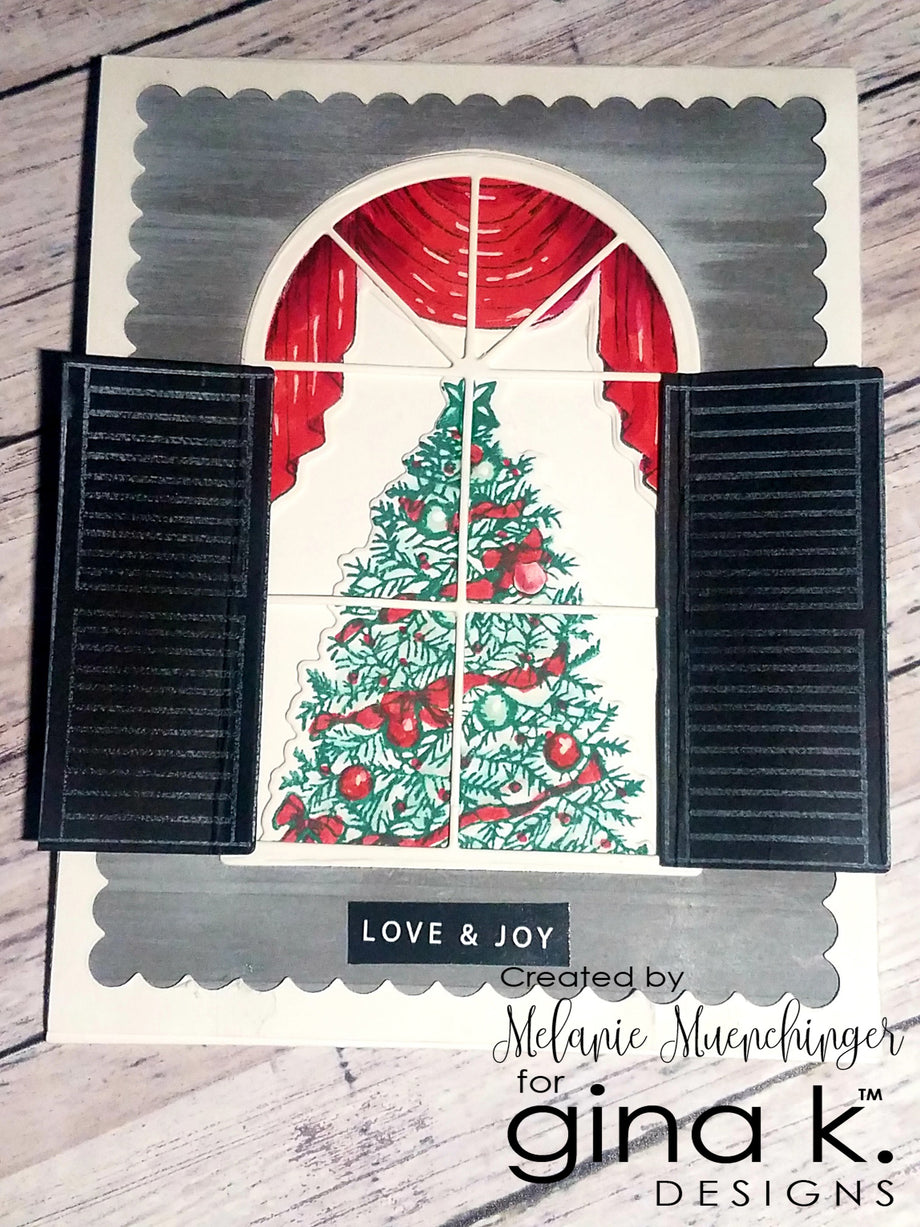 STAMPS- Winter Window – Gina K Designs, LLC